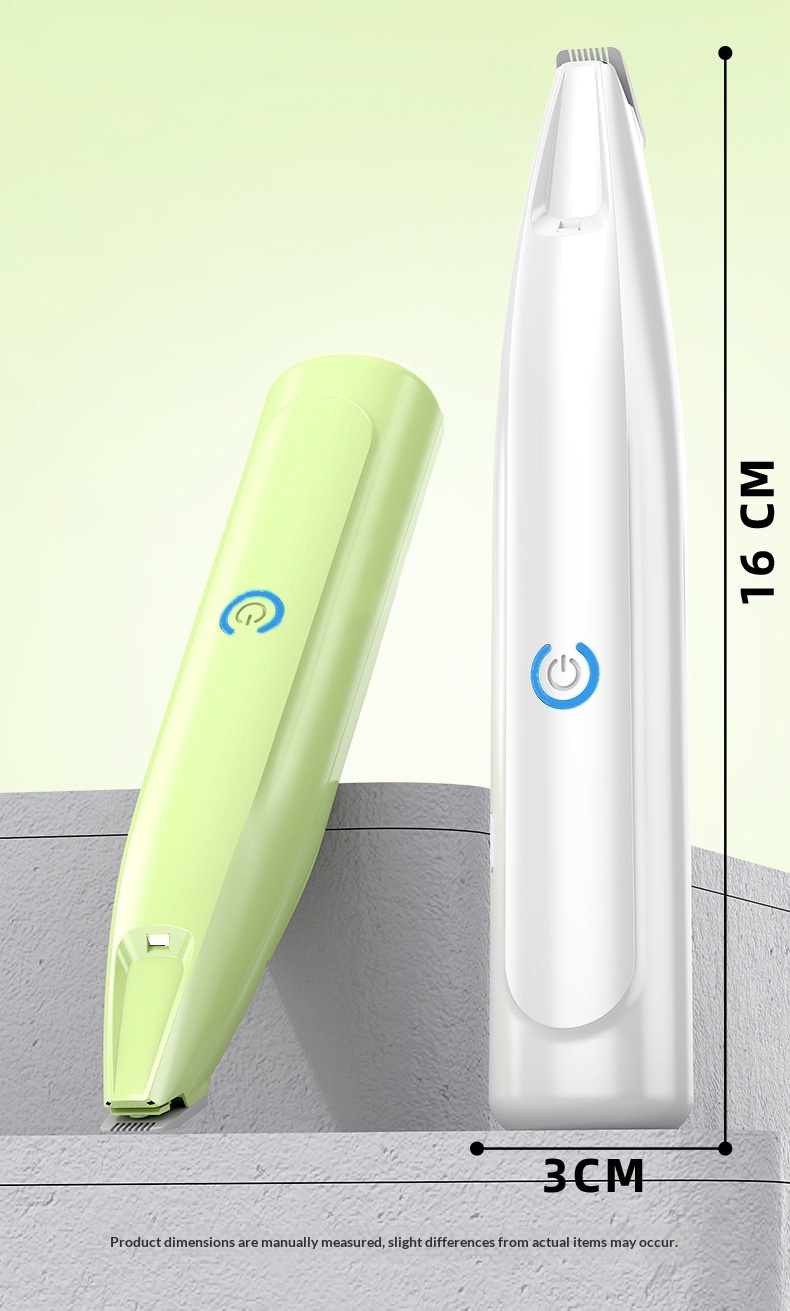Silent Trimming Rechargeable Pet Shaver - Narrow Blade Head & Full Washability