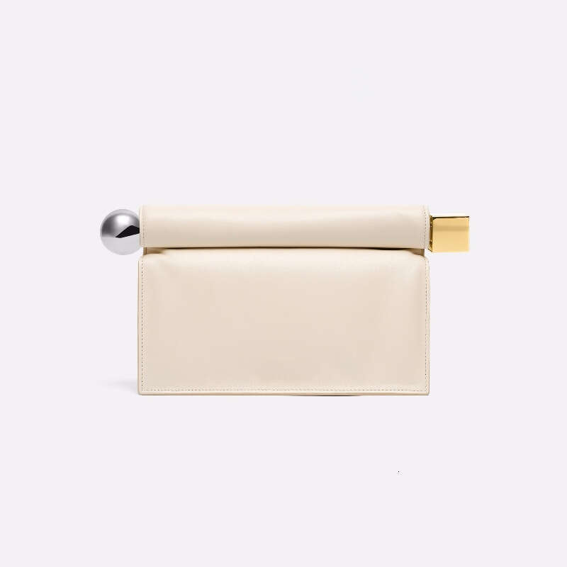 Niche Design Light Luxury Clutch French Rolled Edge Foldable Evening High-end Clip Bag for Women Factory