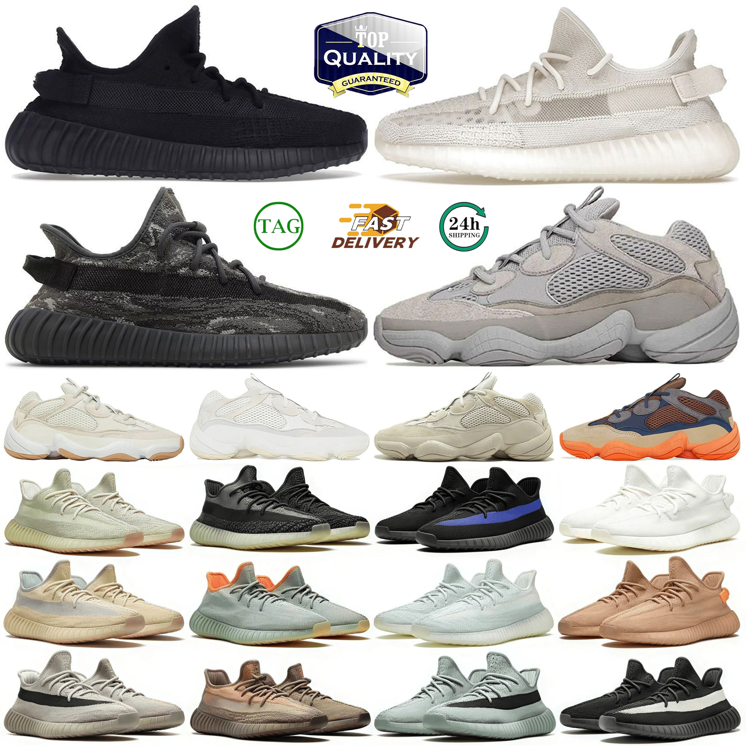 designer running shoes 350s500s MX Dark Salt Onyx Bone Carbon Steel Grey Zebra Dark Glow Copper Fade Stone Salt Static Red men women outdoor trainers sports sneakers