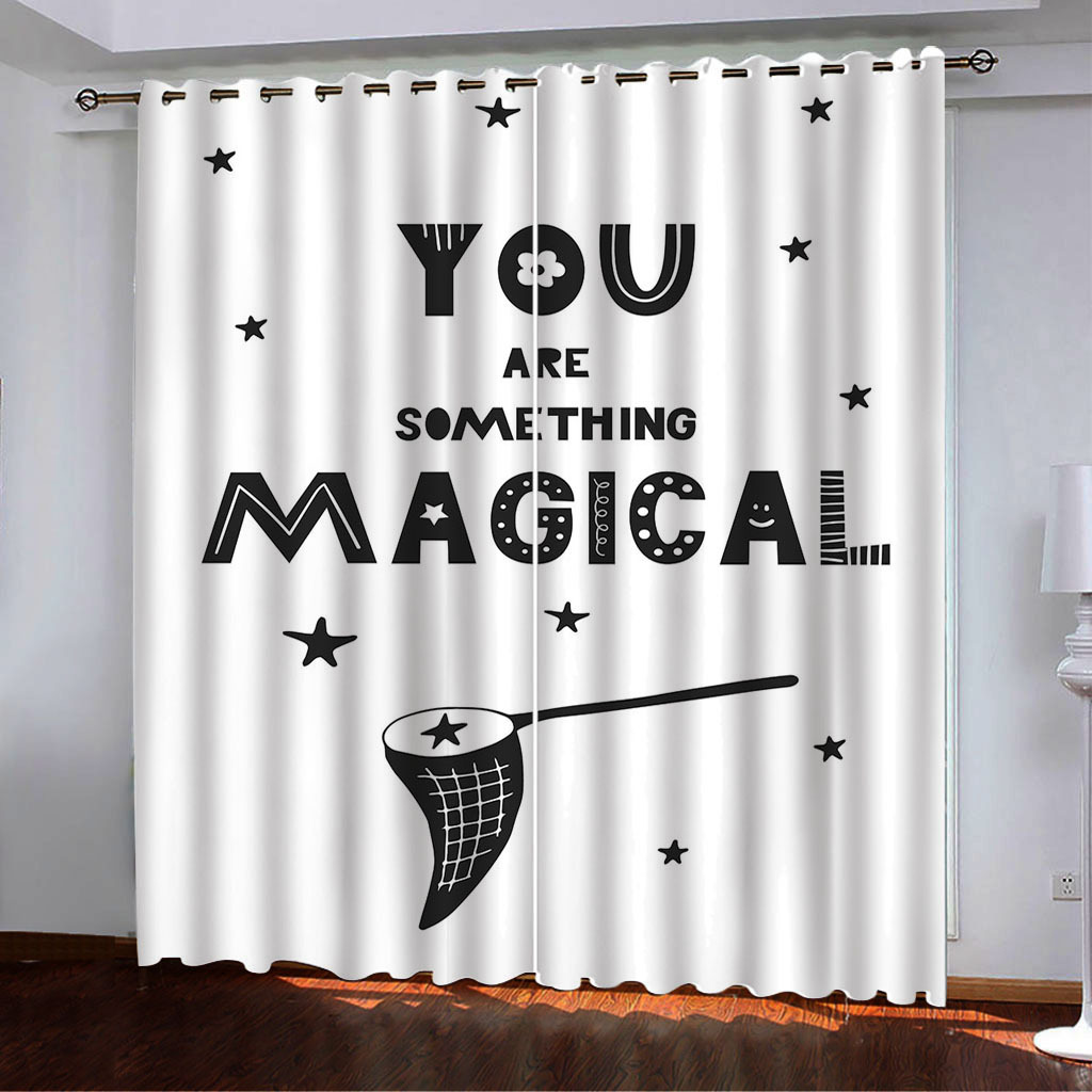 YL-37999 Floral Printed High-Density Blackout Curtain 3D Digital Printing Available for Cross-Border Trade, Custom Designs Accepted.