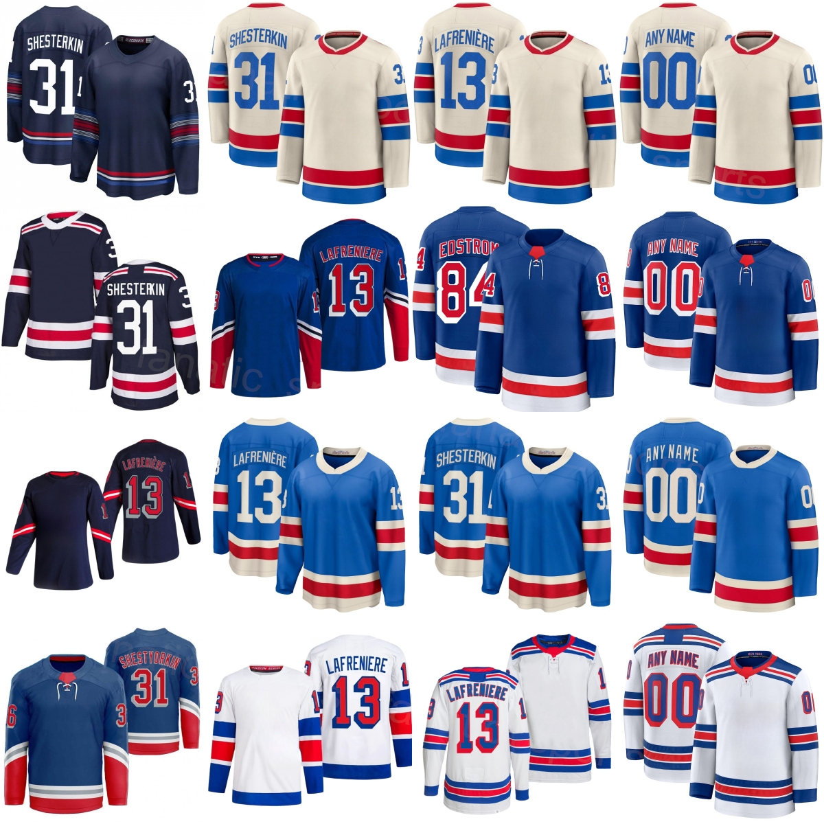 2026 Hockey Winter Classic Jersey 16 Vincent Trocheck 44 Vladislav Gavrikov 31 Igor Shesterkin 42 Noah Laba 43 Conor Sheary 14 Taylor Raddysh 23 Adam Fox Kid Man Lady