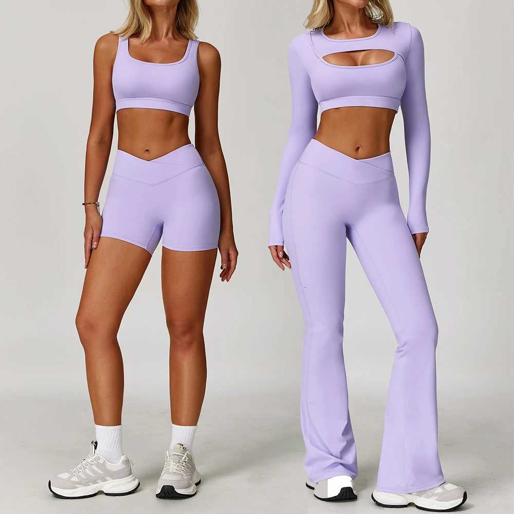 Sportswear Yoga Set 2PCS Gym Clothes Workout Outfits Yoga Suits For Women Tracksuits Fitness Set Sports Bra Running Gym Leggingst251219