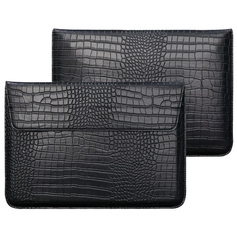 Crocodile Leather Flip Case Bag Laptop Sleeve for Macbook Air 13 14 15 16 Inch M5 M4 M3 M2 Chip Mac Book Pro Cover Accessories 251219