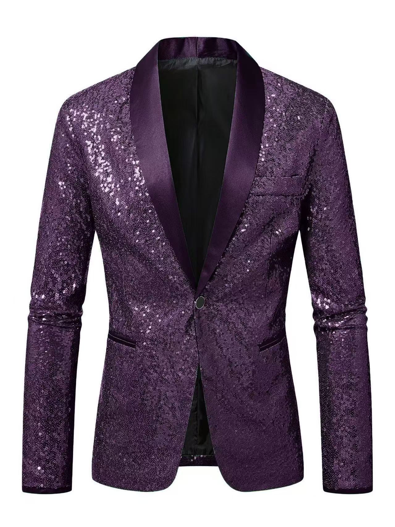 T2701 Formal Business Casual Suit, Korean Style, Slim Fit, Suitable for Interviews, Work, Groom, Best Man, Wedding Suit