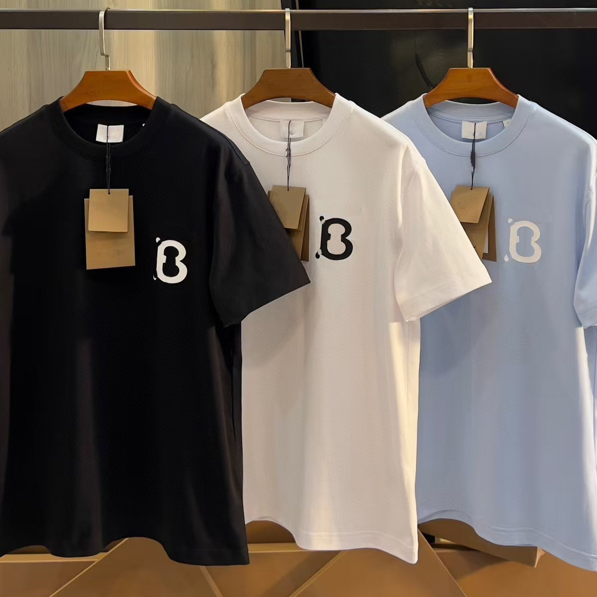 High quality designer men's T-shirt, men's polo shirt, business street, party multifunctional top, fashionable and versatile short sleeved shirt