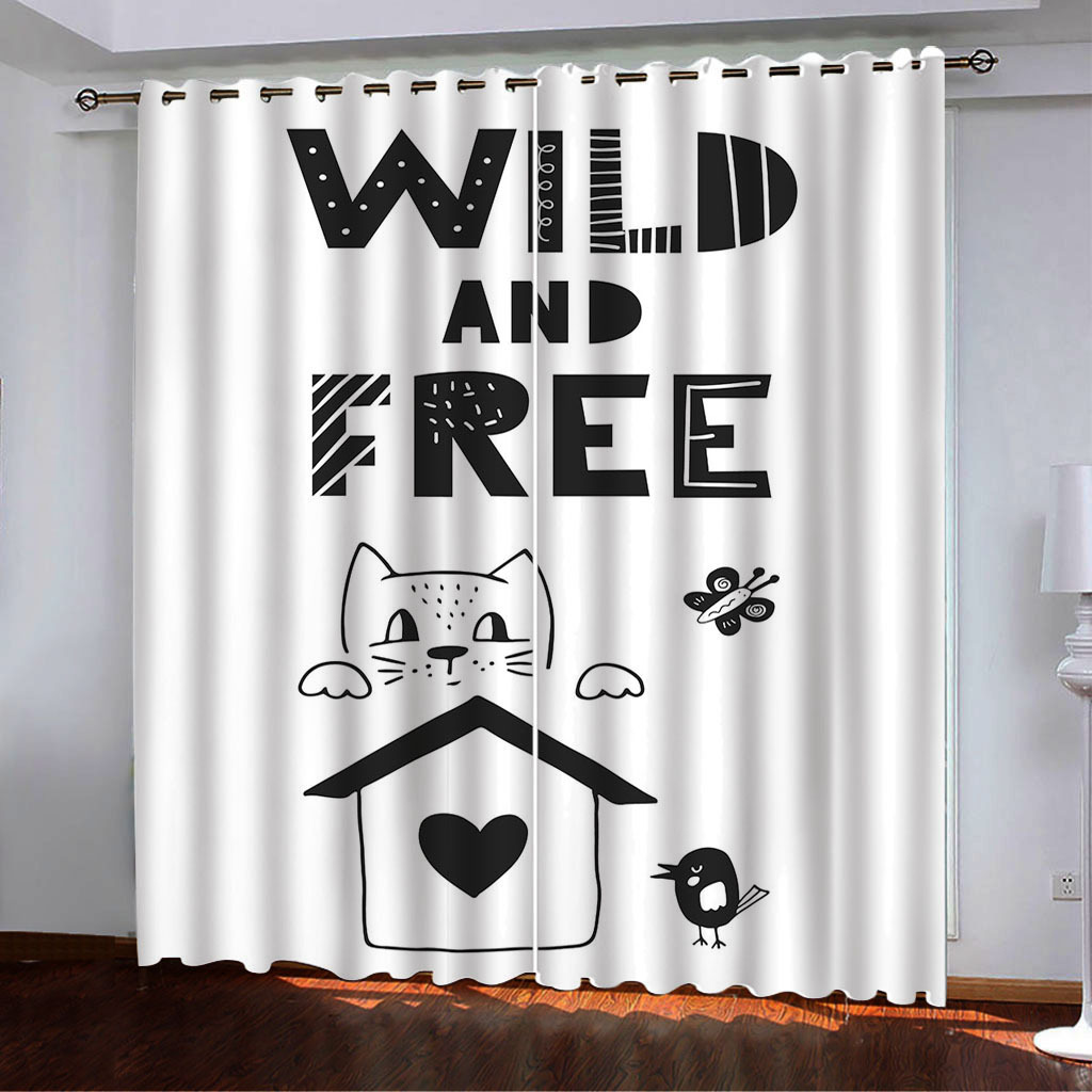 YL-37999 Floral Printed High-Density Blackout Curtain 3D Digital Printing Available for Cross-Border Trade, Custom Designs Accepted.