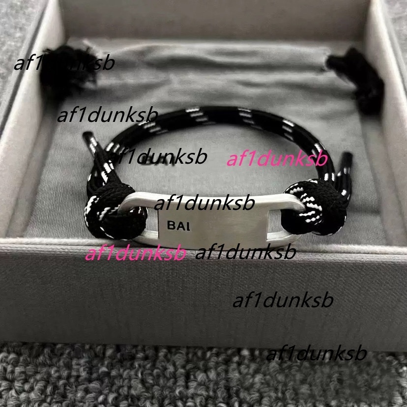 High Quality Charm Bracelets Luxury Designer Design Bangle Stainless Steel Balenciagaly Jewelry Bracelets for Men and Women Fashion very nice