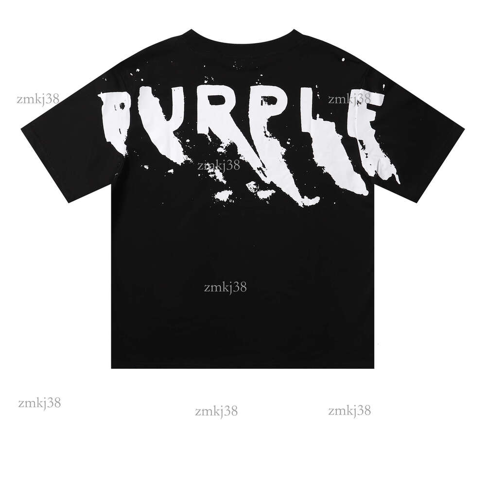 Purples Shirt T Mens Designer T-Shirts Men Unisex Casual Sleeve Letter Print Hip Hop Street Short Tee Purple Shirt Luxury Fashion Classic Trend Fba