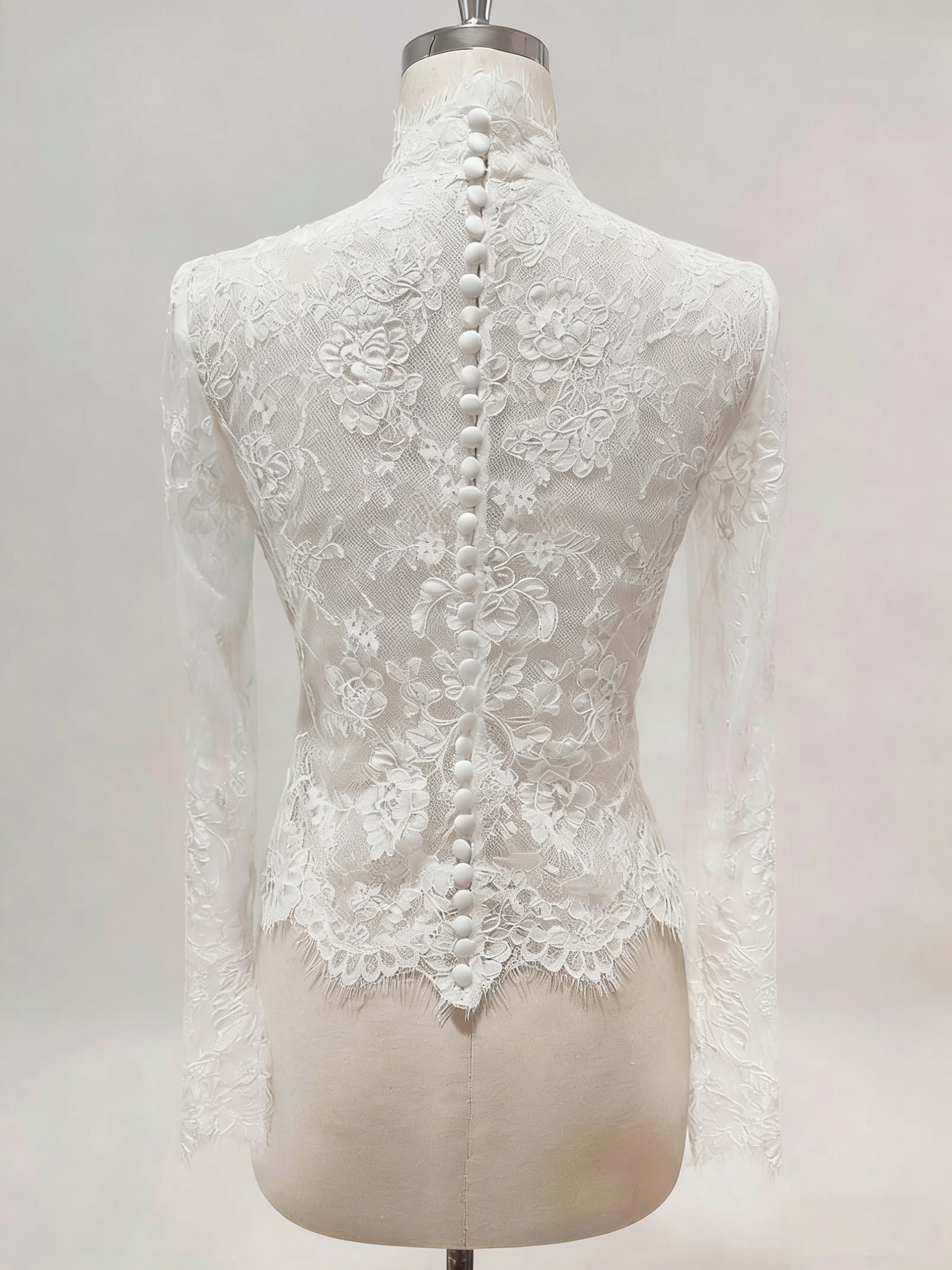 Bridal Jaket Wedding Wraps Top Woman Boleros Party Long Sleeve Lace Accessories Covers Shoulders for Party Customized