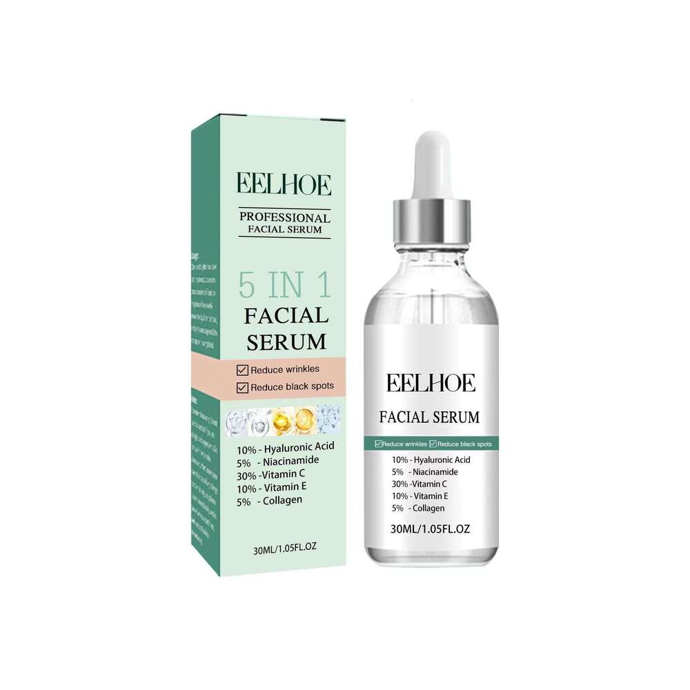 EELHOE 5 in 1 Fade Wrinkles Firming Facial Skin Anti-Wrinkle Serum