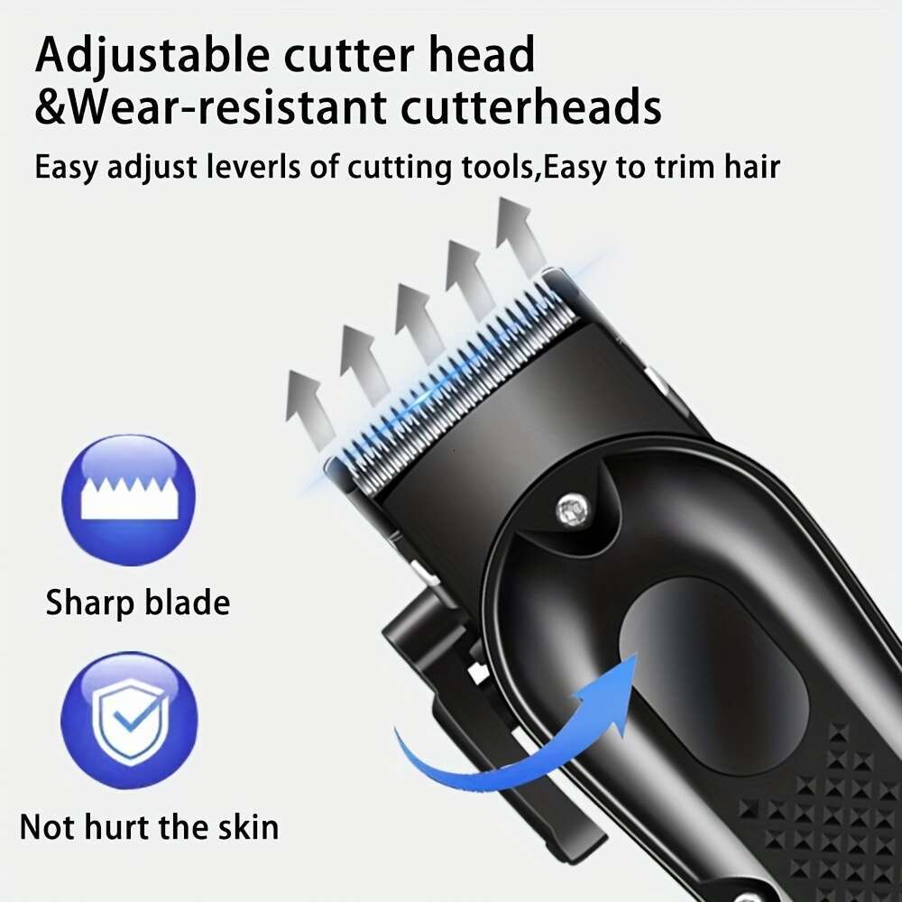 4-In-1 Rechargeable Grooming Kit For Men Clipper Electric Foil Shavers And Beard Trimmers, Ear, Nose Hair Trimmer Set, USB Charged - Perfect Holiday O