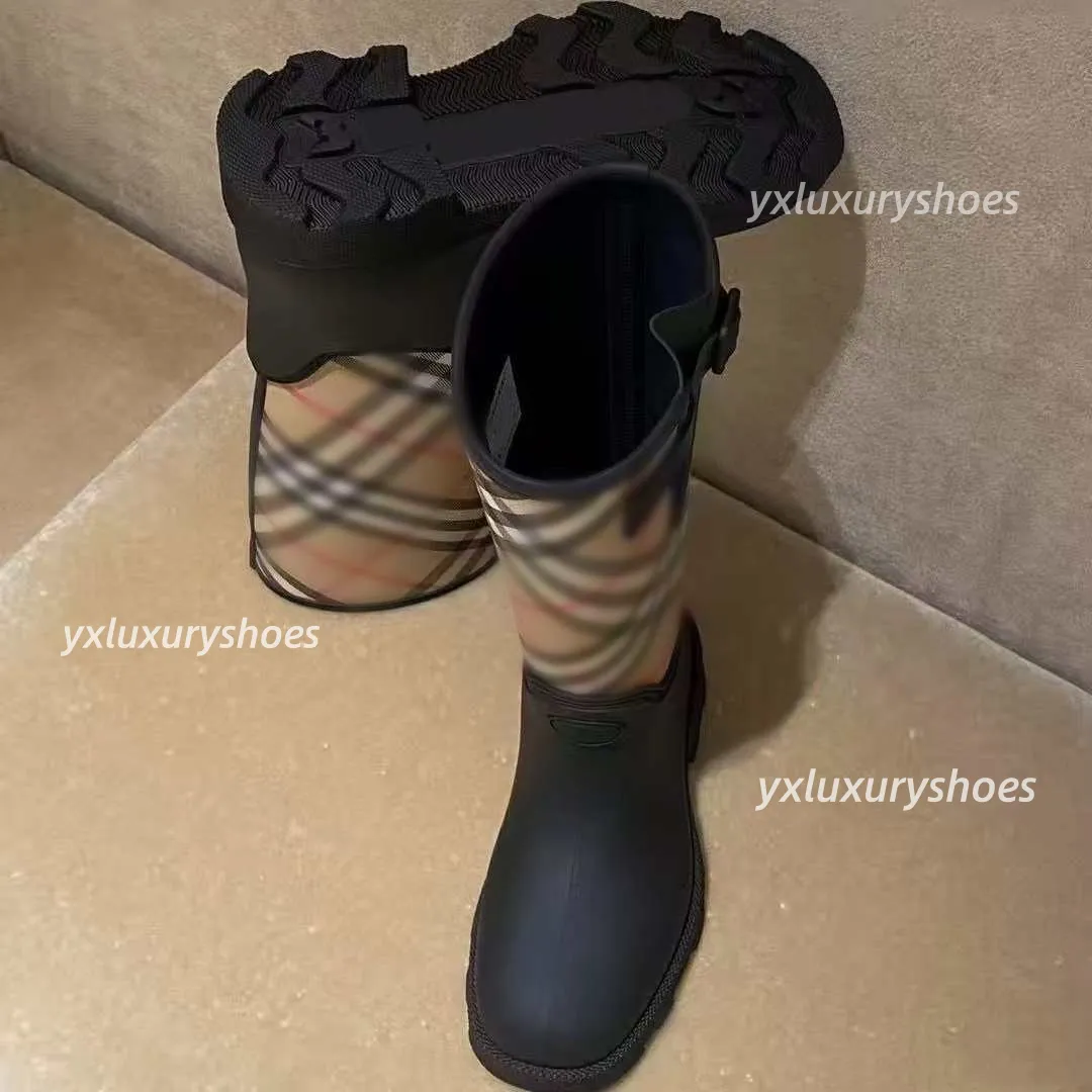 2025AW Designer boots Fashionable and luxury Women's high-quality and comfortable thick-soled Martins boots and rain boots with 10 types