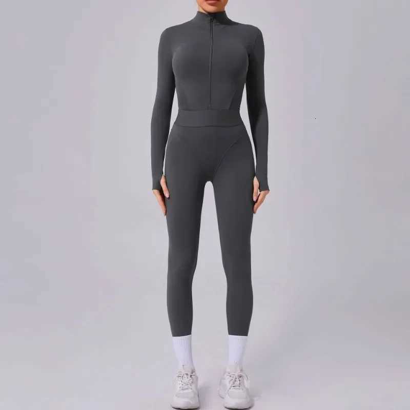 Side Net Breathable Yoga Jumpsuit Set Sports Fitness Briefs Shape Waist Splicing Rubber Band Tight Workout Gym Leggings Bodysuitt251219