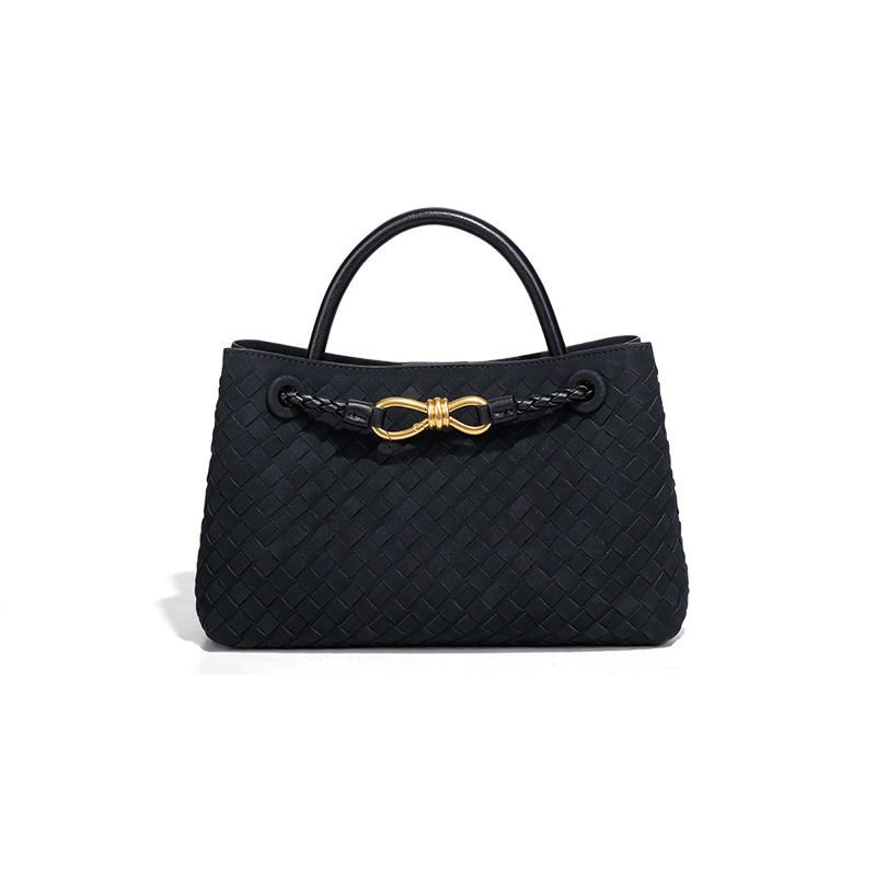 2025 New Style Suede Frosted Metal Buckle Tote Bag for Women Large Capacity Fashionable Handbag Shoulder Bag Crossbody Bag