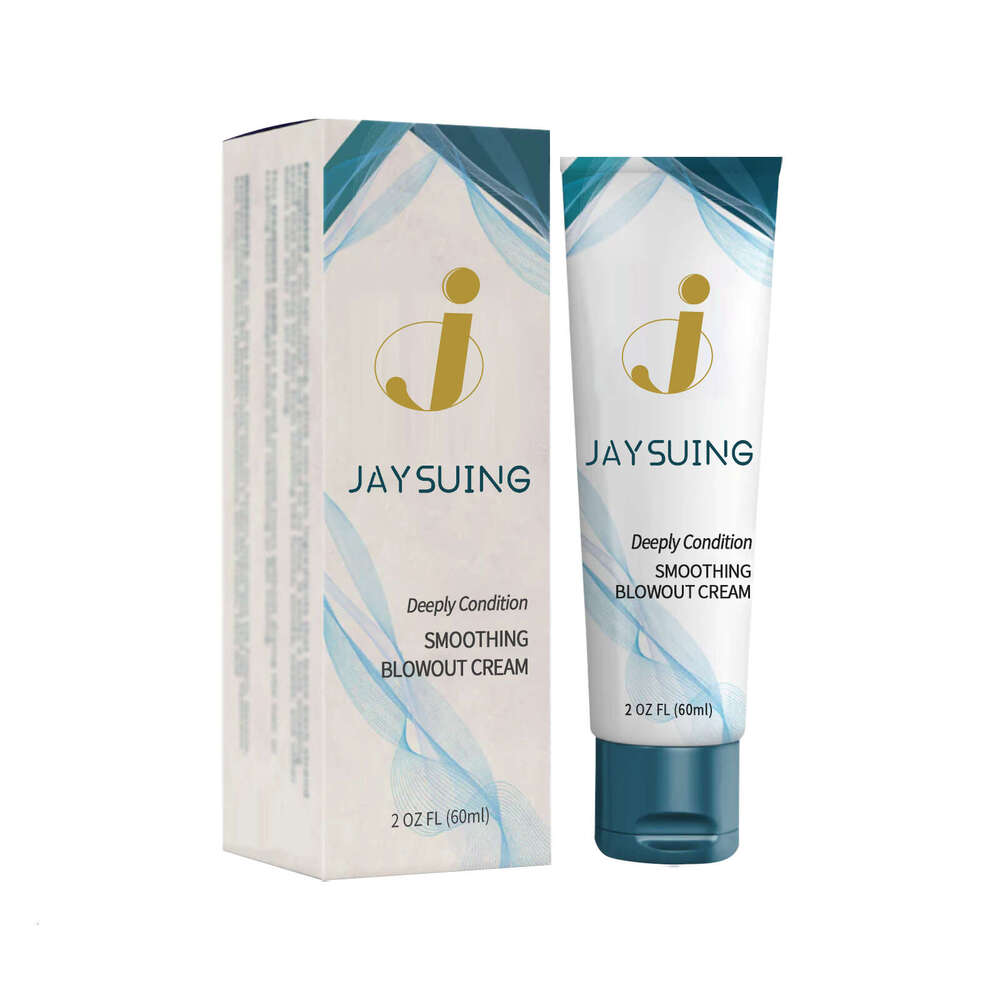 Jaysuing Smoothing Frizz Repair Damaged No-Pull Straightening Smooth Beautiful Hair Correction Cream