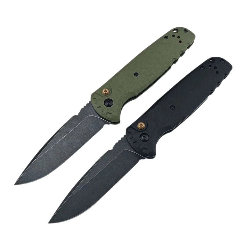 Outdoor Survival Folding Knife EDC Knife D2 Steel G10 Handle BM Knife 4300 Knife Fan Collector Suitable for Survival Hunting