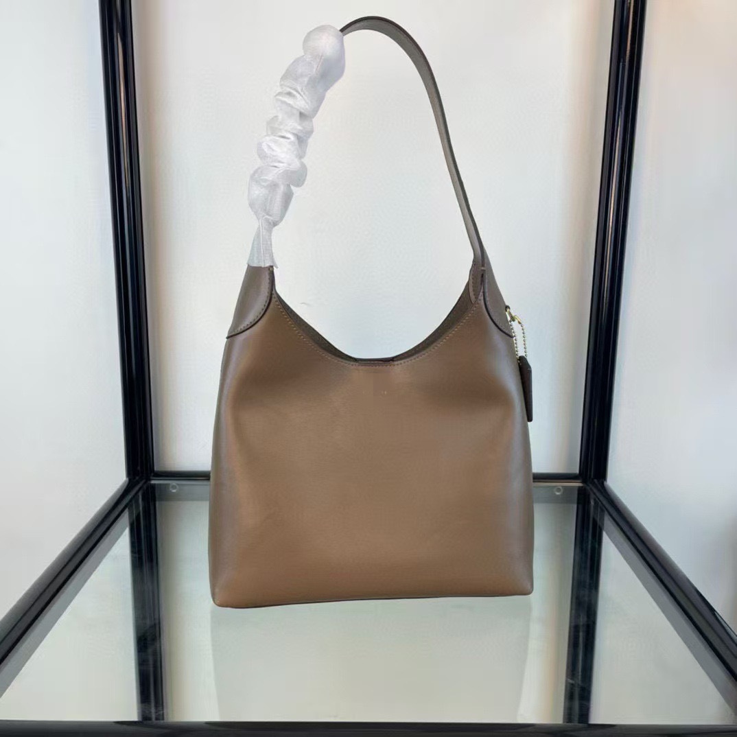 Luxury designer bag Brooklyn large capacity hobo underarm bag retro shoulder portable tote bag 01