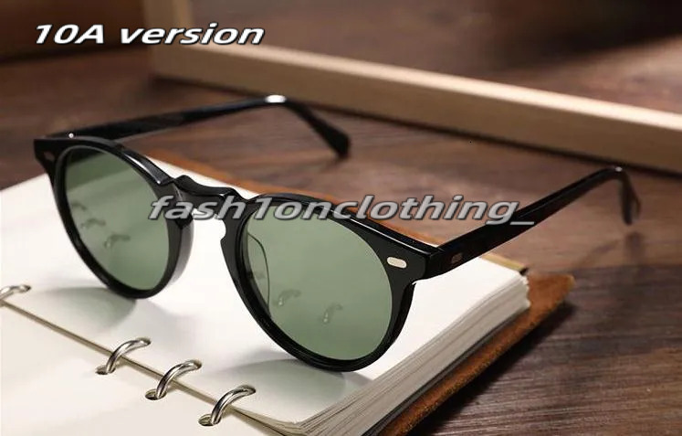 2026 Christmas gift Oliver People High Quality Fashion Designer Style Sunglasses Men Women Vintage Polarized Sunglasses Retro Gregory Peck Brand Sun 4b4