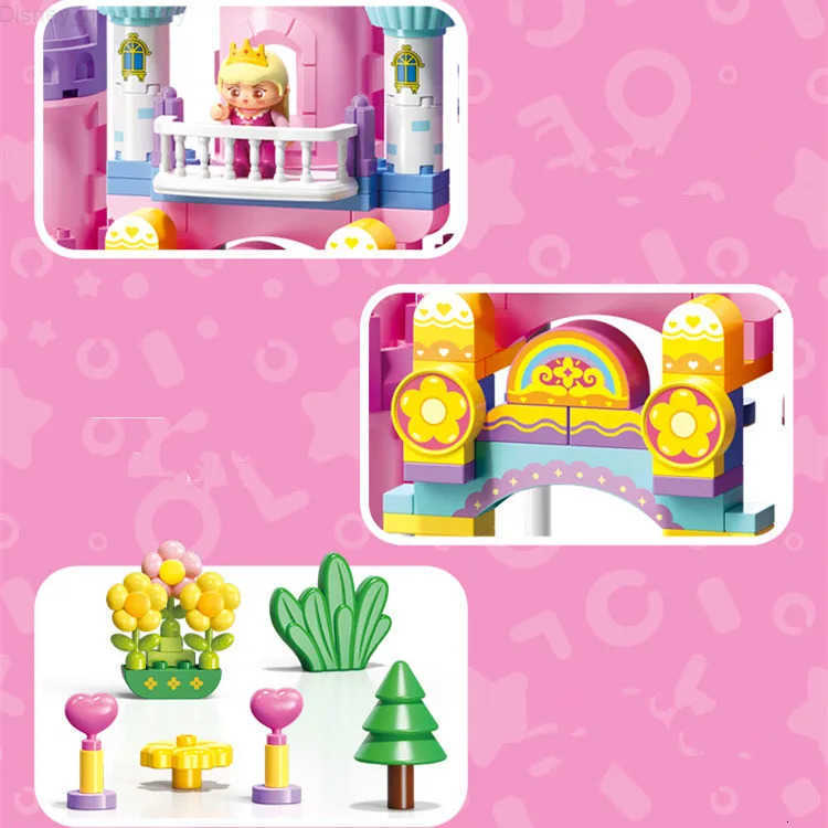 Disney Childrens Dream Castle Building Blocks Set Compatible with Other Brands Educational Toy for Girls H251219