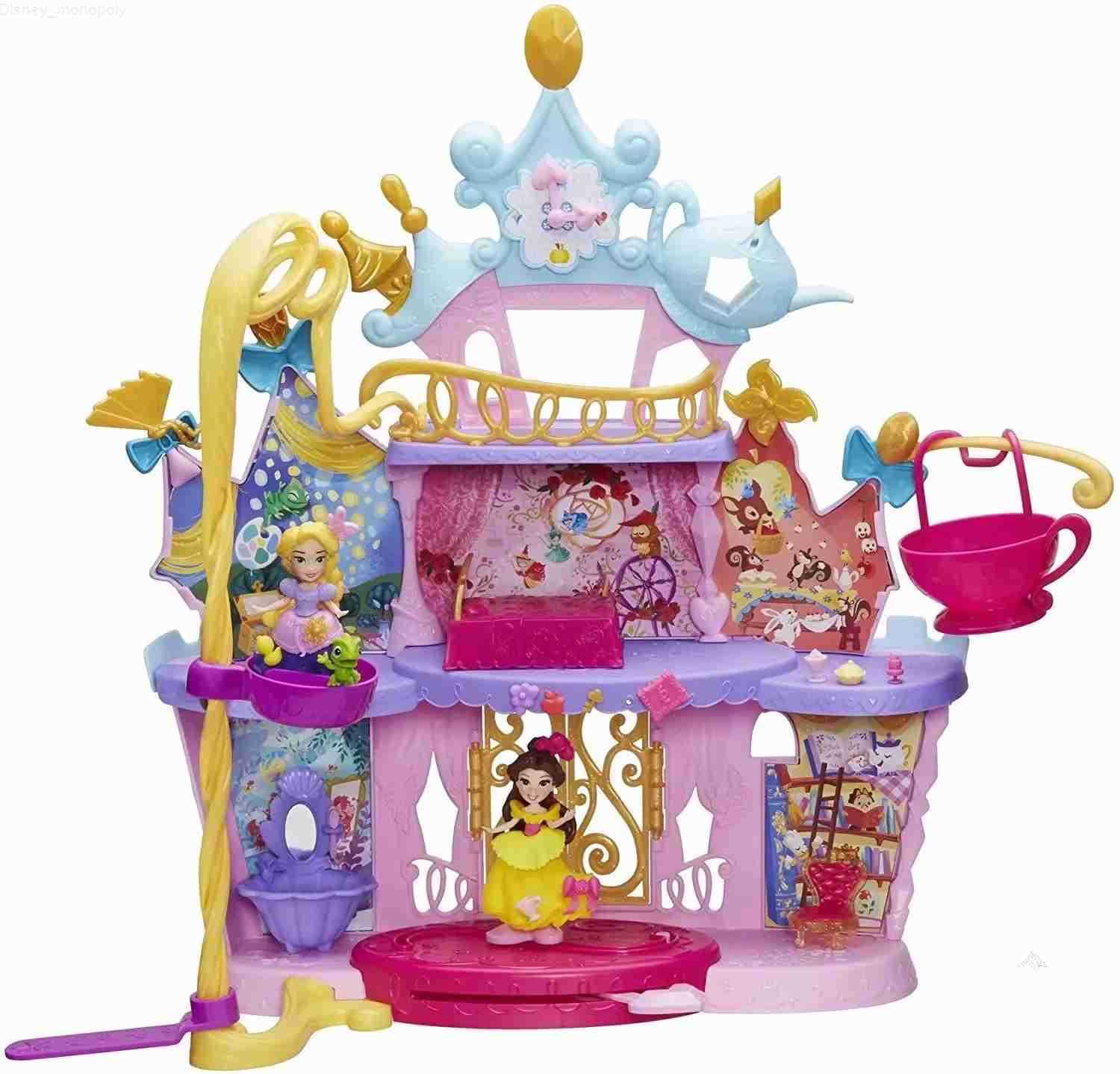 Disney Hasbro Disney Princesses Mini Anime Character Characters Music Castles C0536 Girls Household Toys Gifts Birthday Present H251219