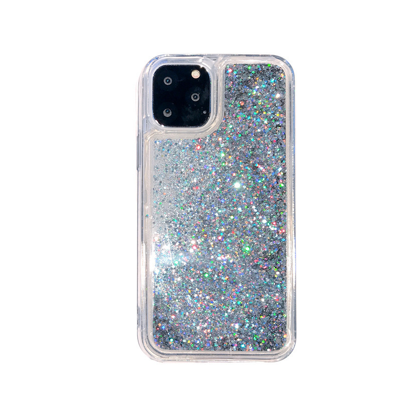 Liquid Star Sand Phone Case Compatible with iPhone 16 Plus Apple 17 Pro Max Flowing Glitter 15 Soft 14
