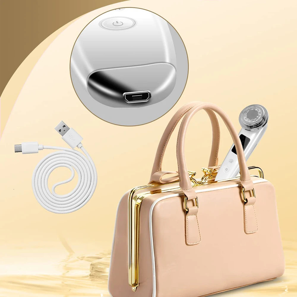 EMS Microcurrent Face Lift LED Light Therapy Skin Tightening Device Electric Lifting Vibration Heating Face Massager 251215 - view 7