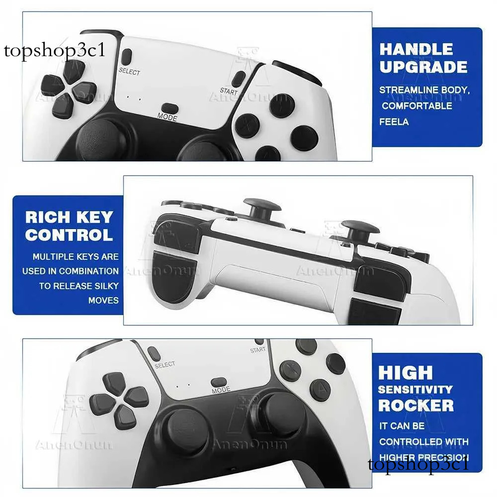 4K Stick 41000+ Games 9 Classic Emulator TV Video Game Console High Quality Emuelec Retro Gaming hine with 2 ControllerXJ241204