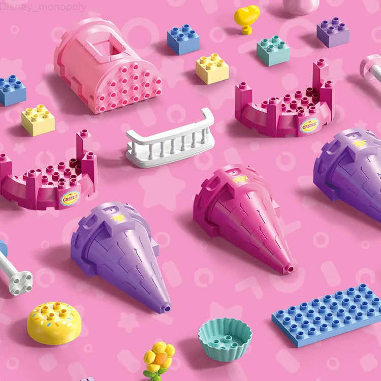 Disney Childrens Dream Castle Building Blocks Set Compatible with Other Brands Educational Toy for Girls H251219