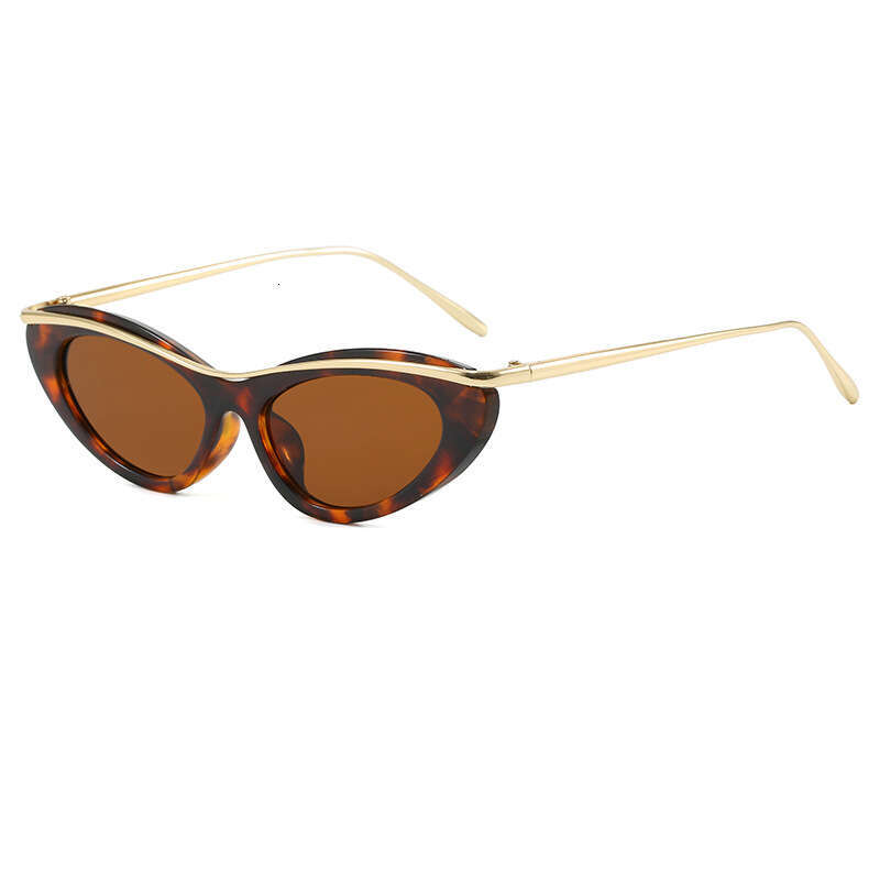 Sunglassses designer sun glasses Small Frame Cat Eye Personality New Ins Internet Celebrity High-End Retro Fashion Versatile