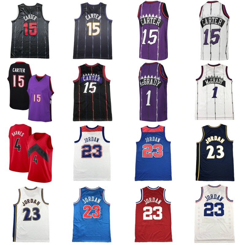 15 Vince Carter 4 Scottie Barnes Basketball Jersey Mens 1 Tracy McGrady Michael Retro Shirt