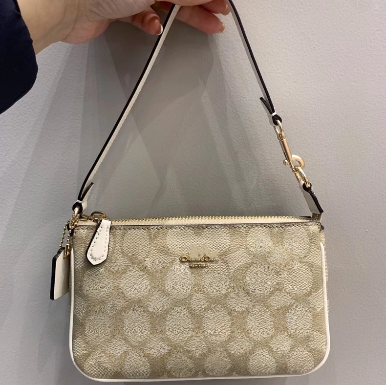 Underarm Mahjong Bag Nolita Classic Handbag New Strawberry Cherry Flower Printed Shoulder Bag Pearl Chain Handbag Designer luxury Women's Bag
