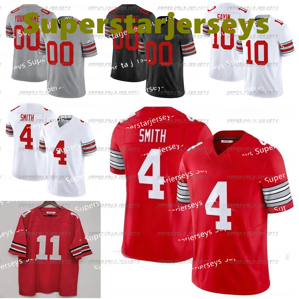 4 Jeremiah Smith Ohio States 2025 College Jersey Jack Sawyer Will Howard Caleb Downs Treveyon Henderson Simon Denzel Burke Miyan