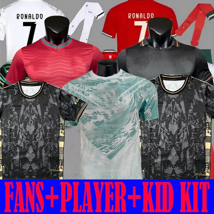 fans player version 2026 2027 Portugal soccer Jerseys RONALDO 25 26 27 Training Home Away National team football Kit shirts FERNANDES JOAO FELIX Men Kids Kit uniforms
