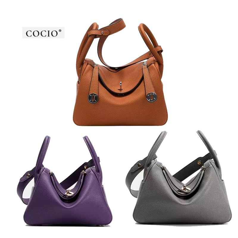 COCIO Light Luxury Fashion Summer Versatile Lychee Pattern Single Shoulder Bag CC355