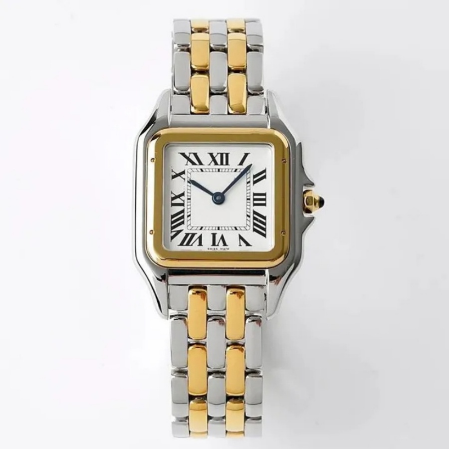U1 Top AAA Woman Square Gold Watch Tankwatch Series Casual Lady Quartz Ultra Thin Panthere de G Factory Sapphire Watches 316L Stainless Steel Montre De Luxe Orologio