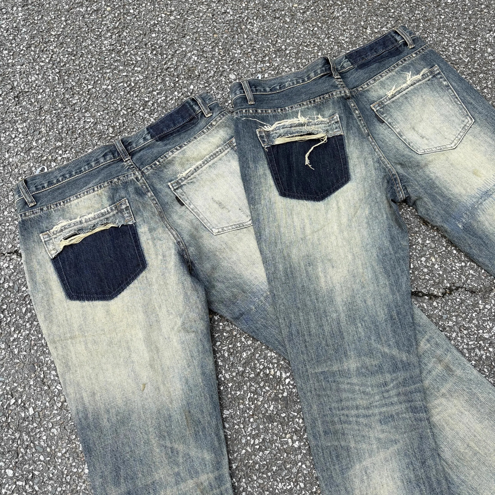 Undercover Washed Thunderbolt Fit Straight PANT Jeans Cotton Denim Pants Comfort Casual Size 1 2 3 E137 251218
