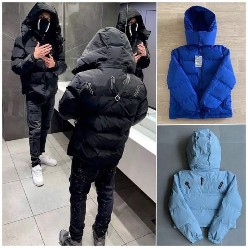 2026 Down Trap Jacket puffer Traps Parka Men Woman Thick Warm Embroidered doudoune Coats Quality Outdoor Waterproof Zipper Puffer Hoodie