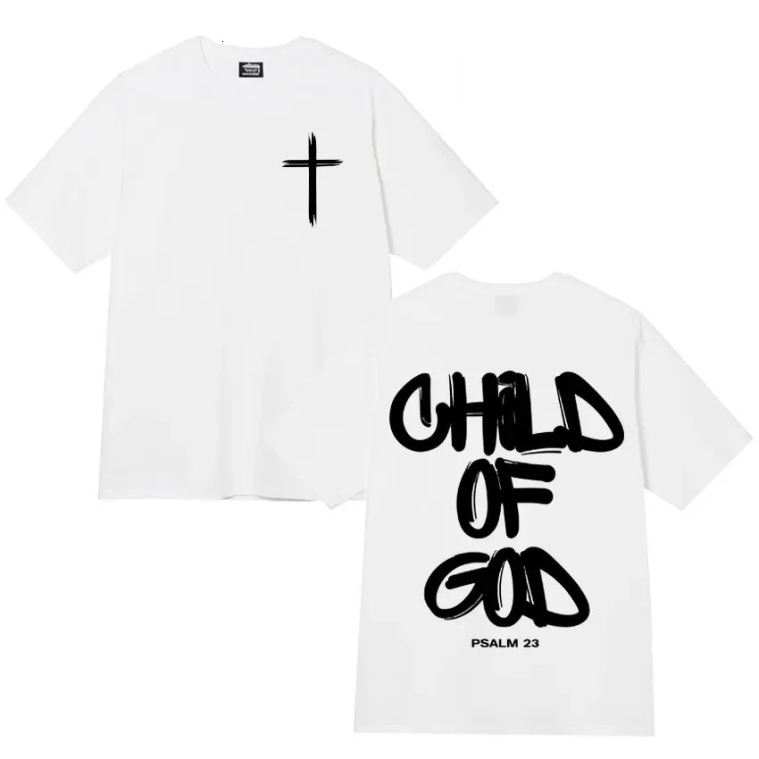Ghod of God Bible Christian Religious Jesus Graphics Print Women Tshirt Mens Clothing High Quality T Shirt Streetwear 251218