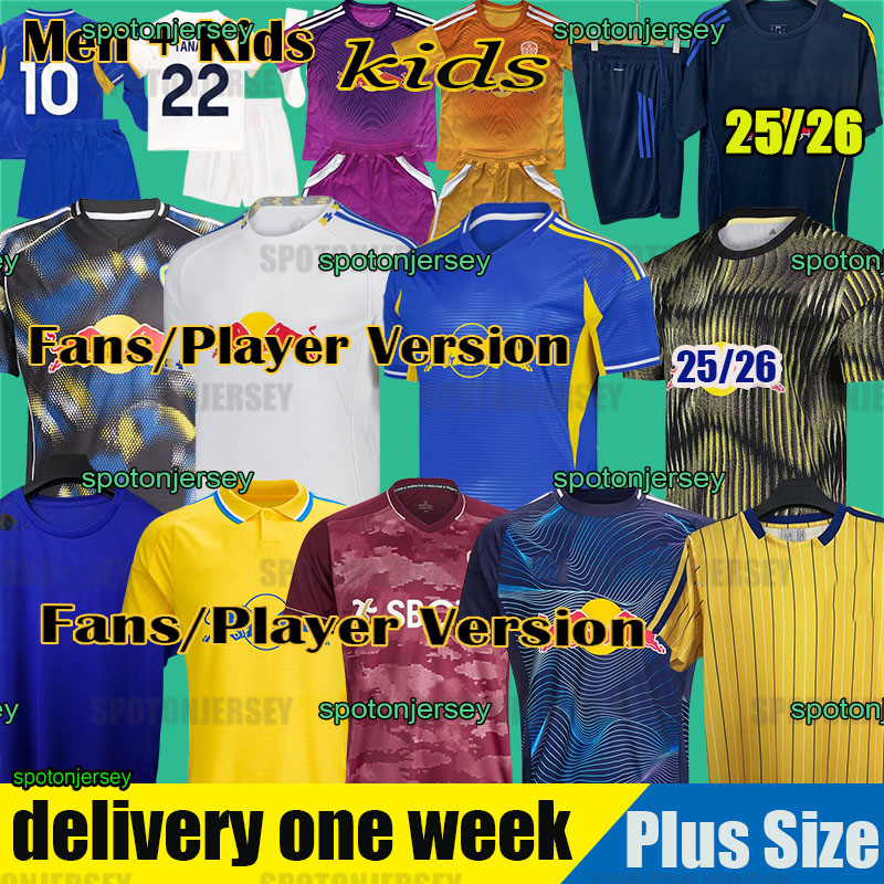 leeds football shirt 25 26 PIROE JAMES Soccer Jerseys leeds utd jersey 25 26 Adams AMPADU Maillots De Football Kids Kit leeds Football Shirt leeds shirt football tops