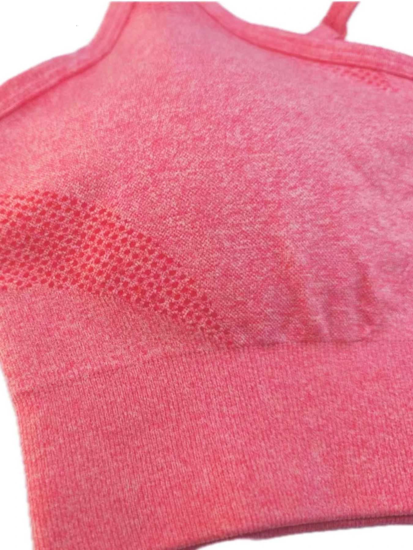 Removable-Padded Backless Crop Top And High-Waisted Yoga Pants Running Set Peach Design Fitness Outfit for Woment251219