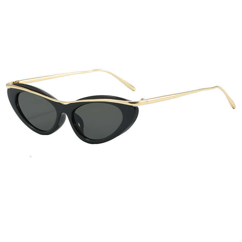 Sunglassses designer sun glasses Small Frame Cat Eye Personality New Ins Internet Celebrity High-End Retro Fashion Versatile