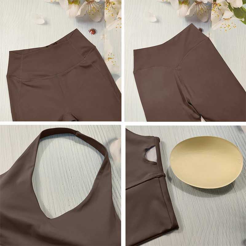 Quick-Dry Yoga Suit Sports Sets Running Crop Tops and Leggings 2 Piece Set Womens Tracksuit Fitness Wear Black Gym Clothingt251219