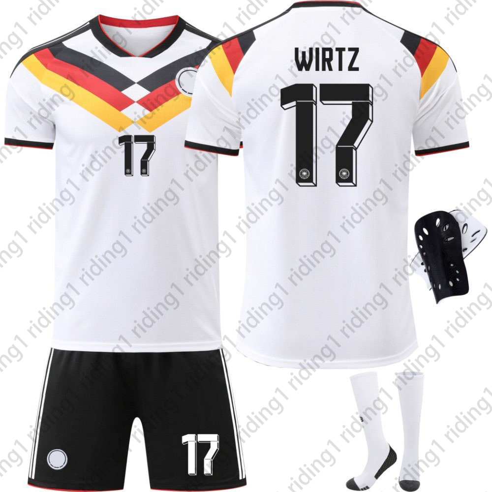 Germany National Team Jersey Set 2026 World Cup Style Soccer Jersey Havertz No.7 Fans Training Match Wear Football Shirt + Pants Shorts