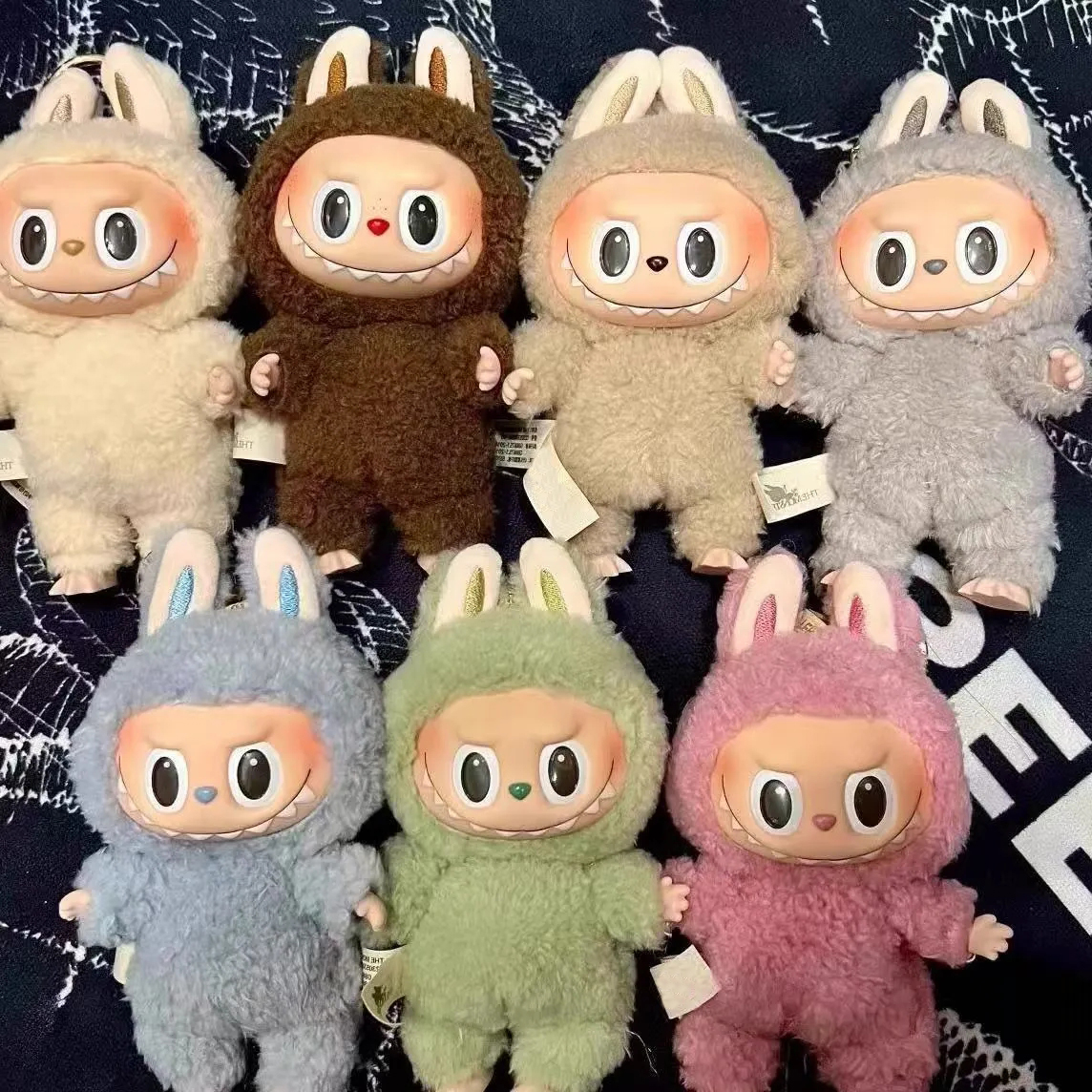 Labubu Christmas gifts V1 V2 V3 plush doll Style Bd Box The Monsters big into energy Exciting Macaron have a seat Series Toys Cute Action Anime Figure