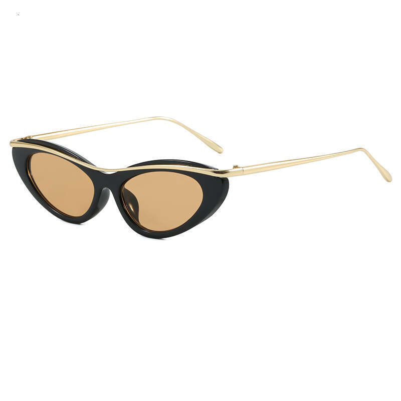 Sunglassses designer sun glasses Small Frame Cat Eye Personality New Ins Internet Celebrity High-End Retro Fashion Versatile