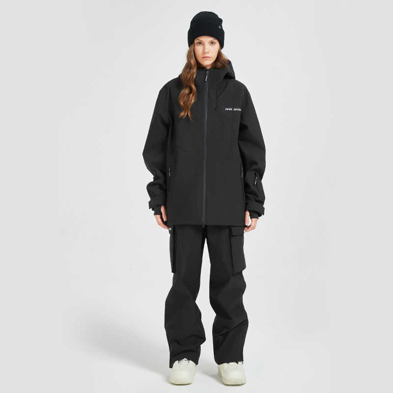 Skiing suit - single board, double board, thickened, outdoor skiing, plus size, larger size, men's and women's same style Z251219