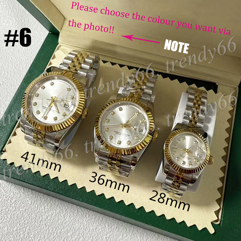 28mm/36mm/41mm Fashion Stainless Steel Strap Watches for Women and Men Women's Watch Gifts