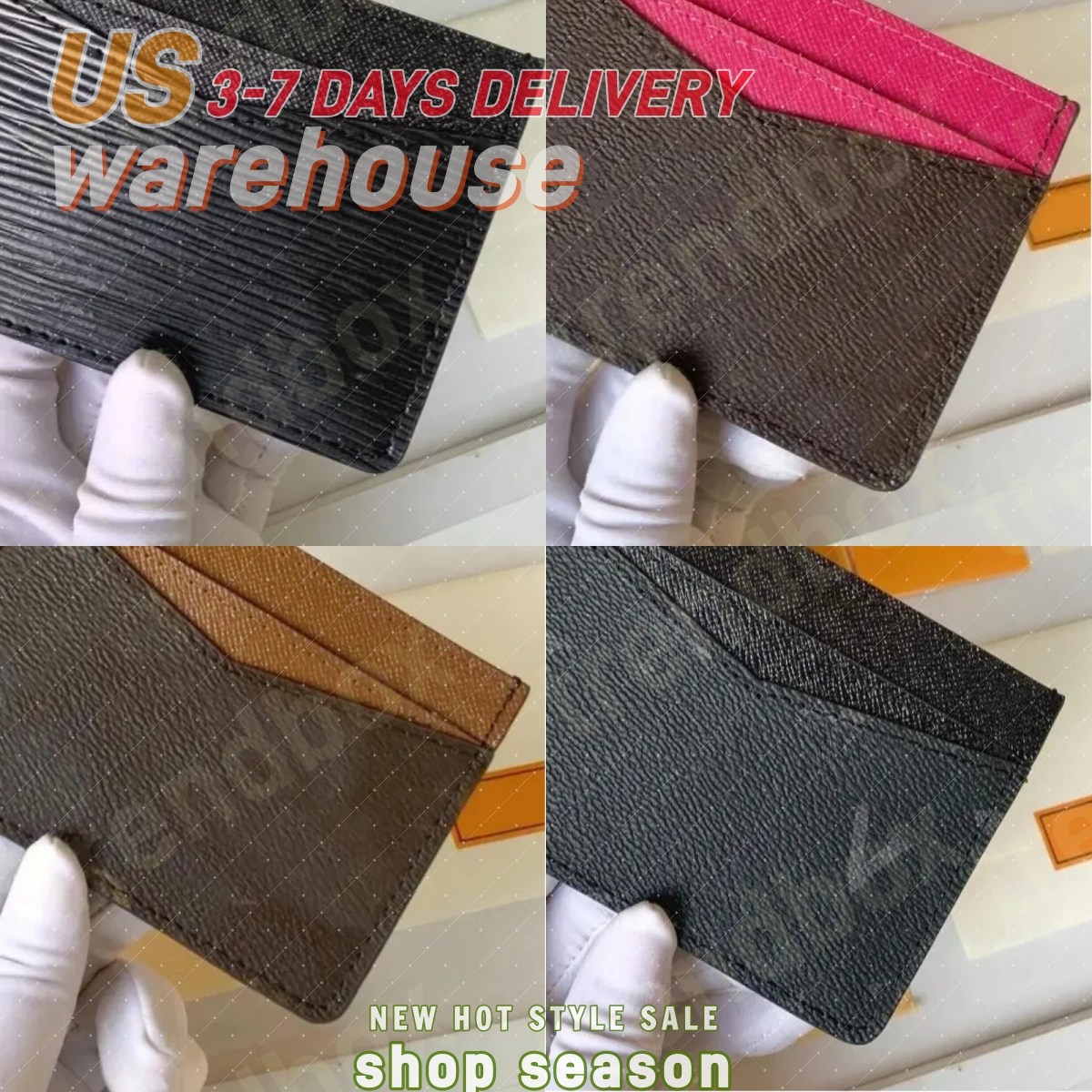 Designer Card Holder Wallets Leather Coin Purses Credit CardHolder Women Men Neo Wallet Fashion Luxury Slim Clutch Card