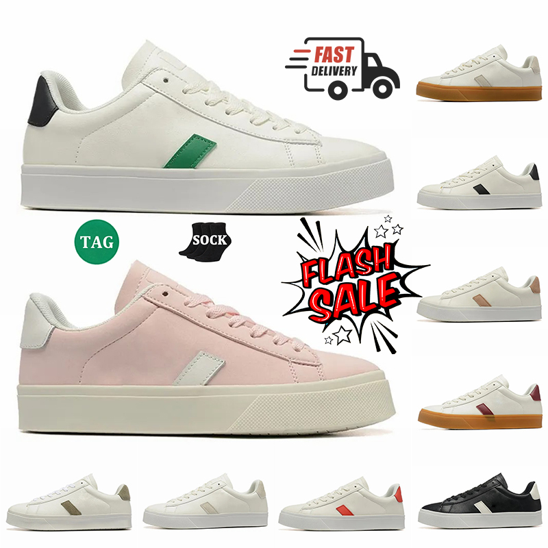 Designer flat Lace-up man low top bone track Shoes Women Men Casual Dress campo leather white natural runner shoe woman Platform Trainers Sneaker size36-45