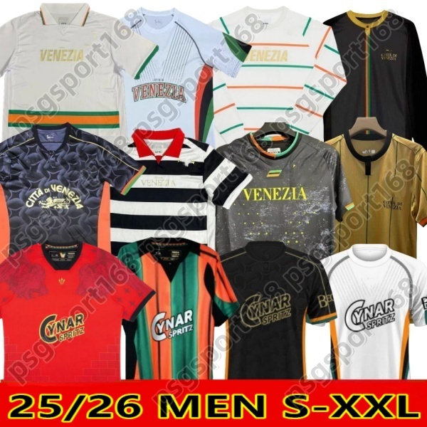2024 2025 2026 Venezia FC Soccer Jerseys 23 24 25 26 home Away Third 10# ARAMU 11# FORTE Venice 2023 2024 BUSIO 27# Football Shirts 3rd Adult Kit Uniforms AAA